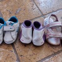 scarpine numeri 17, 18.5 e 23