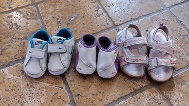 scarpine numeri 17, 18.5 e 23