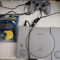 playstation 1 con gioco 