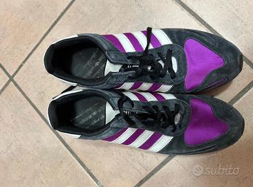 Scarpe adidas originali viola e nere