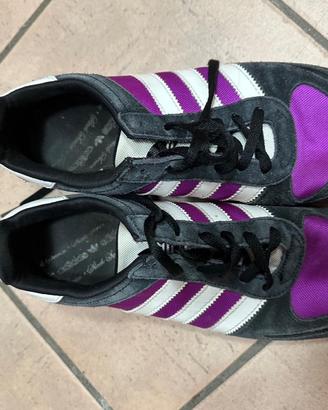 Scarpe adidas originali viola e nere