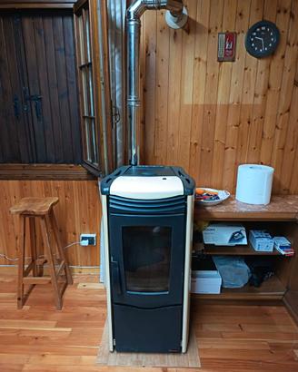 termostufa a pellet idro del marchio La Nordica-Ex