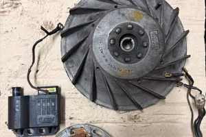 Accensione volano e statore vespa px elestart