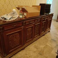 Madia di legno intagliato anni 60