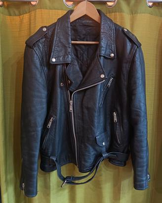 Giubbotto Vintage Uomo in Pelle