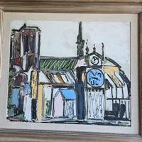 Quadro olio su tela 70x80 Sante Monachesi