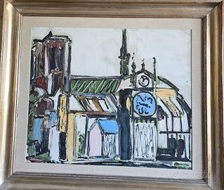 Quadro olio su tela 70x80 Sante Monachesi