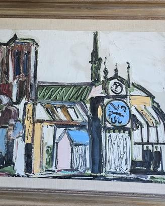 Quadro olio su tela 70x80 Sante Monachesi
