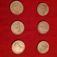 10 monete da 500 lire argento 