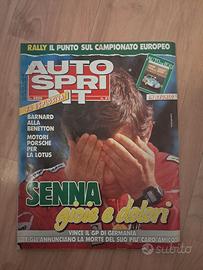 Autosprint 1989 Ayrton Senna - Bernard Benetton -