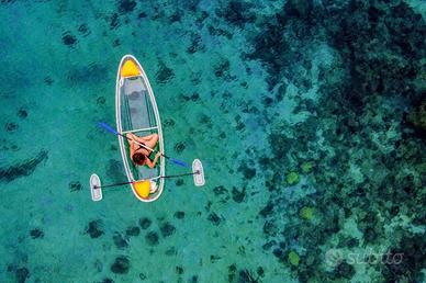 Kayak trasparente in policarbonato