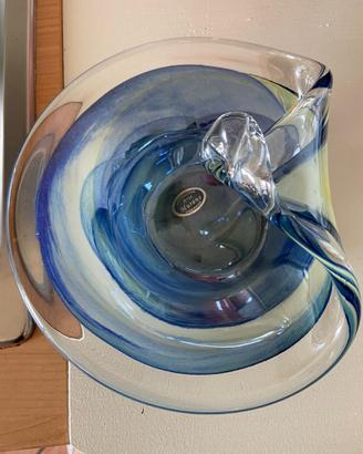 Vaso soprammobile vetro di murano