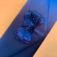 Borsa Pochette musani blu nuova