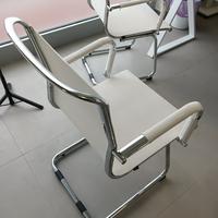 Sedie ufficio bianche - set da 5