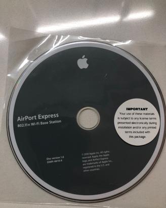 Apple AirPort Express - Disco istallazione