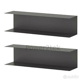 N.2 mensole botkyrka ikea grigio~FUORI PRODUZIONE