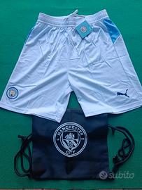 Manchester city kit-pantaloncino -sacca