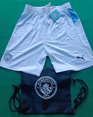 Manchester city kit-pantaloncino -sacca