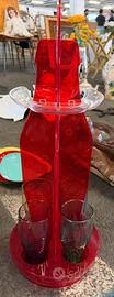 Gadget Coca cola vintage con bicchieri
