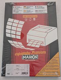 ETICHETTE ADESIVE MARKIN - NUOVO SIGILLATO