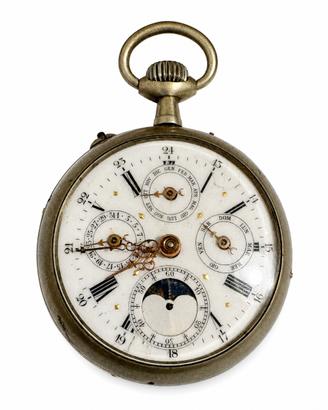 Antico orologio da tasca JURA  fasi lunari