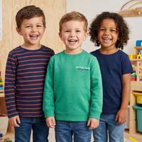 Set 3 pezzi felpa t-shirt e maglia per bimbo 3/4