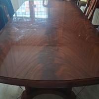 tavolo in legno massello allungabile con 6 sedie