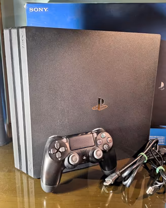 PS4 Playstation 4 PRO 1 TB + Dualshock 4 V2 + cavi