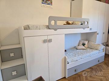 Cameretta bimbi completa – modello “Aurora"