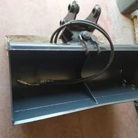 Benna oscillante per miniescavatore 130 cm