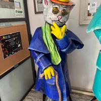 4 Statue - Tema Pinocchio in carta pesta