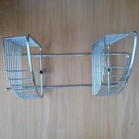 mensola angolare acciaio doccia