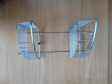 mensola angolare acciaio doccia