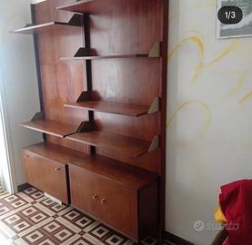 libreria mobile anni 60 teak