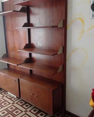 libreria mobile anni 60 teak
