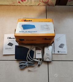 Modem ADSL Hamlet e scatola originale