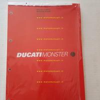 DUCATI MONSTER 400-600-750 2001 manuale officina