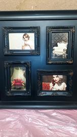 Quadro per foto elegante in plastica nera 