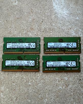 RAM 8GB 1Rx8 PC4-2400T-SA1 -11 (4pz.)