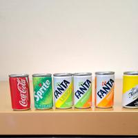 sei mini lattine da collezione 