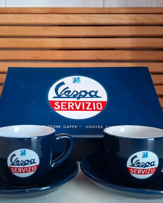Coppia di tazzine per caffè Vespa