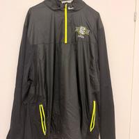 Giacca a vento nike nera e gialla taglia 2XL