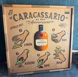 Targa Legno Pampero Ron Aniversario “El Caracas”