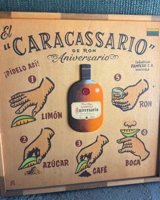 Targa Legno Pampero Ron Aniversario “El Caracas”