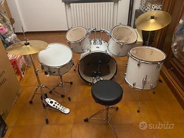 Batteria Millenium bianca