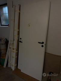 Coppia porte a battente reversibili 70x210