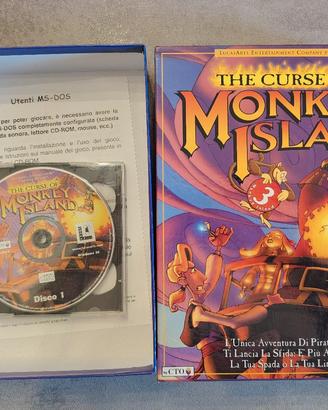 The Curse of Monkey Island PC CD-ROM  big box ITA