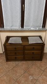 Comò/cassettiera/panca in legno