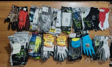 guanti da lavoro in blocco