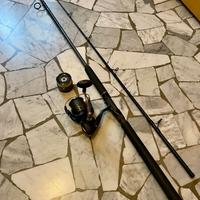 CANNA pesca Shimano Beastmaster con mulinello Penn